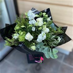 White &amp; Cream HandTied bouquet