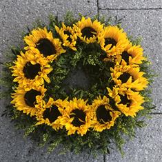 Sunflower Wreath