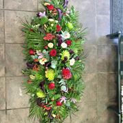Purple and Red Coffin Spray