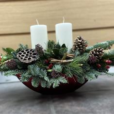 Oblong Table Centre Arrangement