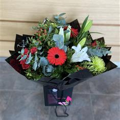 Christmas Lily Posy Bouquet