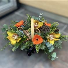 Warm Wishes Christmas Basket