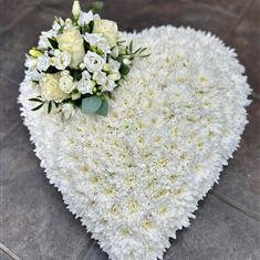 Solid Heart White